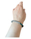 Premium Armband, echt Leder, 925er echt Silber Material